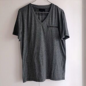 Twentyone men unisex tee shirt zipper pocket large